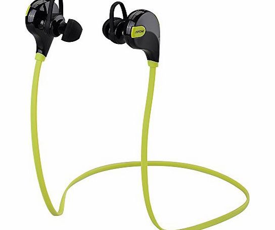 Mpow Swift Bluetooth 4.0 Wireless Stereo Sweatproof Jogger, Running, Sport Headphones Earbuds with Mic Hands-free Calling, AptX for iphone 6, 6 Plus, 5 5c 5s 4s ipad, LG G2, Samsung Galaxy S5 S4 S3 N