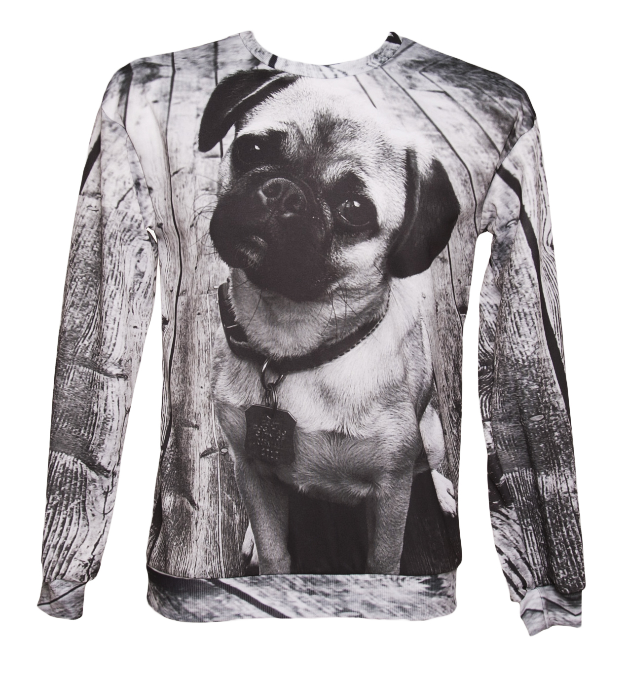 Unisex Photographic Pug Jumper from Mr Gugu
