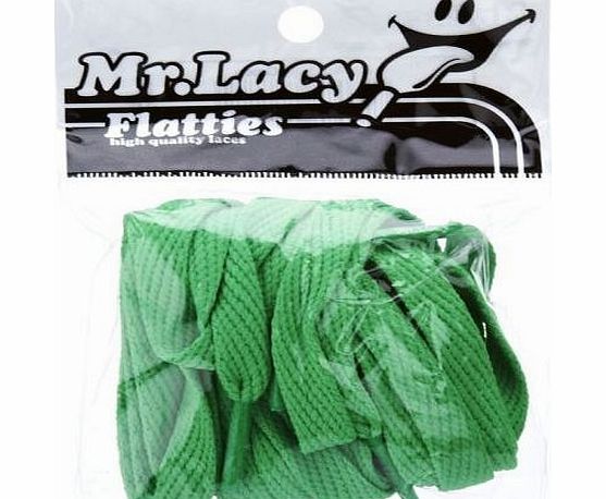 Mr Lacy Flatties Laces - Kelly Green