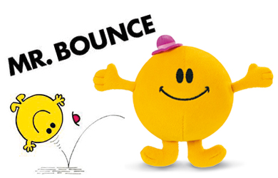 mr men Show Soft Friends - Mr Bounce