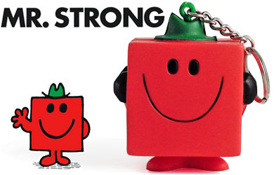 Stressball Keychain - Mr Strong