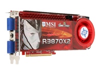 MSI R3870X2-T2D1G-OC Graphics Card