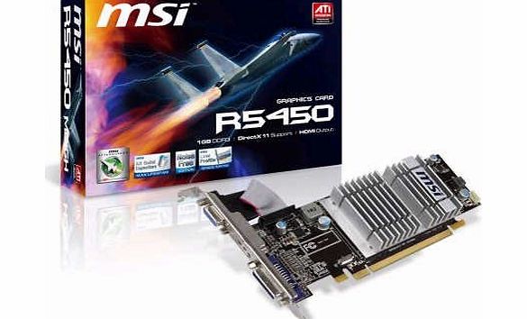 R5450-MD1GD3H/LP - AMD R5450 650MHz 1066MHz 1024MB 64BIT DDR3 HEATSINK LOW PROFILE DVI-D HDMI LP BRACKET PCI-E GRAPHICS CARD