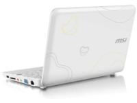 MSI Wind U100 10.2 Mini Laptop - Windows XP Home - Limited Edition Love White