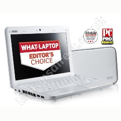 MSI Wind U100 Ultra Portable Laptop in White (special print)