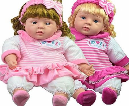 MTS Lifelike Large Size Soft Bodied Chubby Baby Doll Girls Boys Toy With Sounds