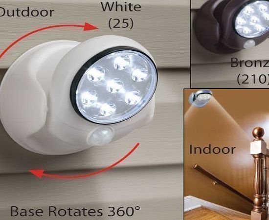Motion Activated Cordless Sensor LED Light Indoor Outdoor Garden Patio Wall Shed