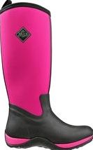 Muck Boot Company, 1296[^]234726 Womens Arctic Adventure Wellies - Black and Hot