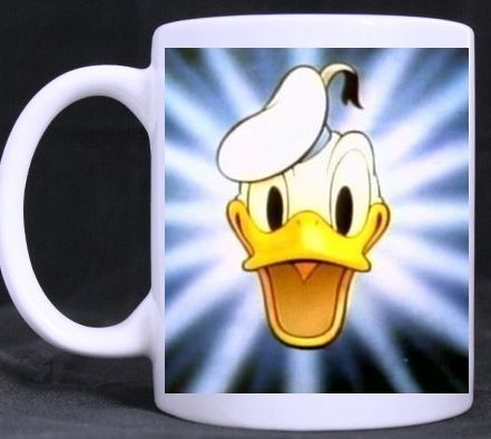 Mug Classic Cartoon Characters Donald Duck Custom White Mug
