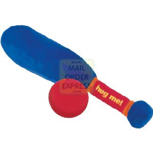 Mumbo Jumbo Toys Huggy Sport Cricket Bat and Ball Set