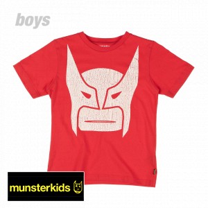 Munster T-Shirts - Munster Wolverine T-Shirt - Red