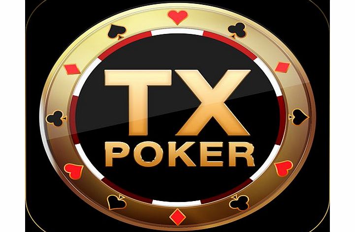 TX Poker: free texas holdem poker & gratis card casino fun game with big chances to win chips: become the lucky champion of stars tournaments play party jackpot game & start your adventure wit