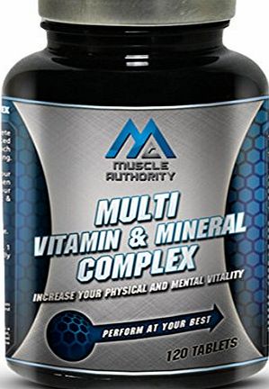 Muscle Authority Multi Vitamin amp; Mineral Complex 120 tablets - 4 months supply
