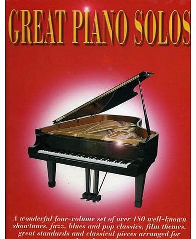 Music Sales Great Piano Solos 4 Vols Pf Slipcase
