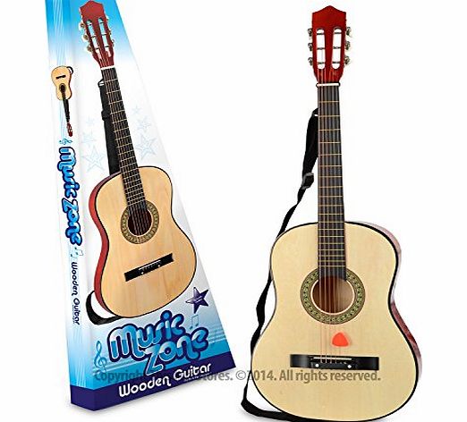 Music Zone 6 String Beginners Acoustic Guitar