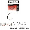 Mustad : Size14 Eyed Carp Paste Barbless Hooks Pk10