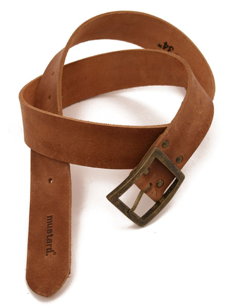 Mustard Tan Sandton Leather Belt