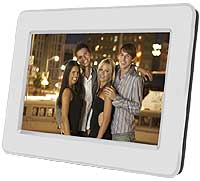 PF-A710 7 inch white digital photo frame