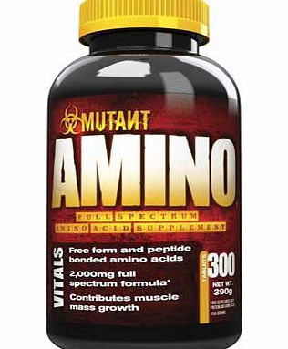 Mutant Amino Nutrition Supplements - 300 Capsules