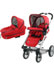 Mutsy Rider Light Stroller College Red inc Pack