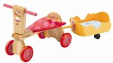 MV Sports & Leisure In the Night Garden Upsy Daisy Wooden Sit and Ride with Bed Trailer