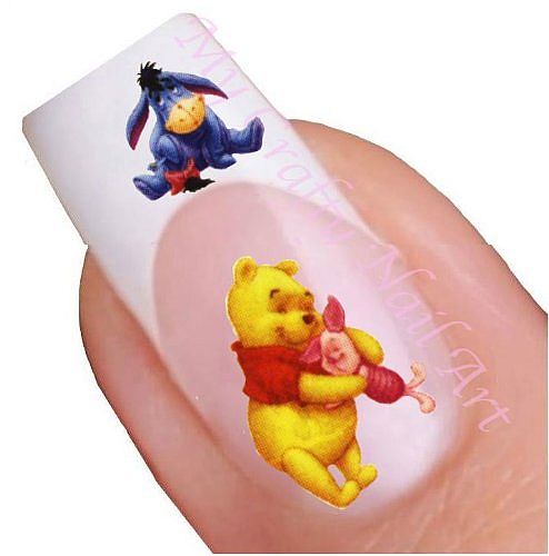 My Crafty Nail Art Winnie the Pooh & Donald Duck Nail Art Decal / Tattoo / Sticker