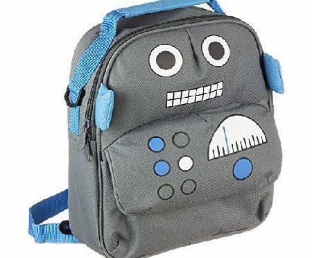 My Doodles Novelty Character Universal Childrens School Backpack with Interior Sleeve for 6-8 inch Tablets - Robot