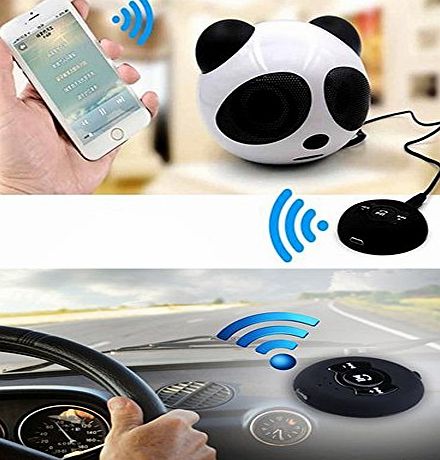 MyArmor Mini Portable Bluetooth 4.0 Music Receiver Handsfree Car Kit, Wireless Audio Adapter 3.5 mm Stereo Output for Home Audio Music Streaming Sound System