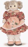 MyDoll Rag Doll Blonde Hair, Pink Strawberry Dress - MyDoll