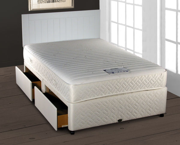 Ambleside Memory Divan Bed Super Kingsize 180cm