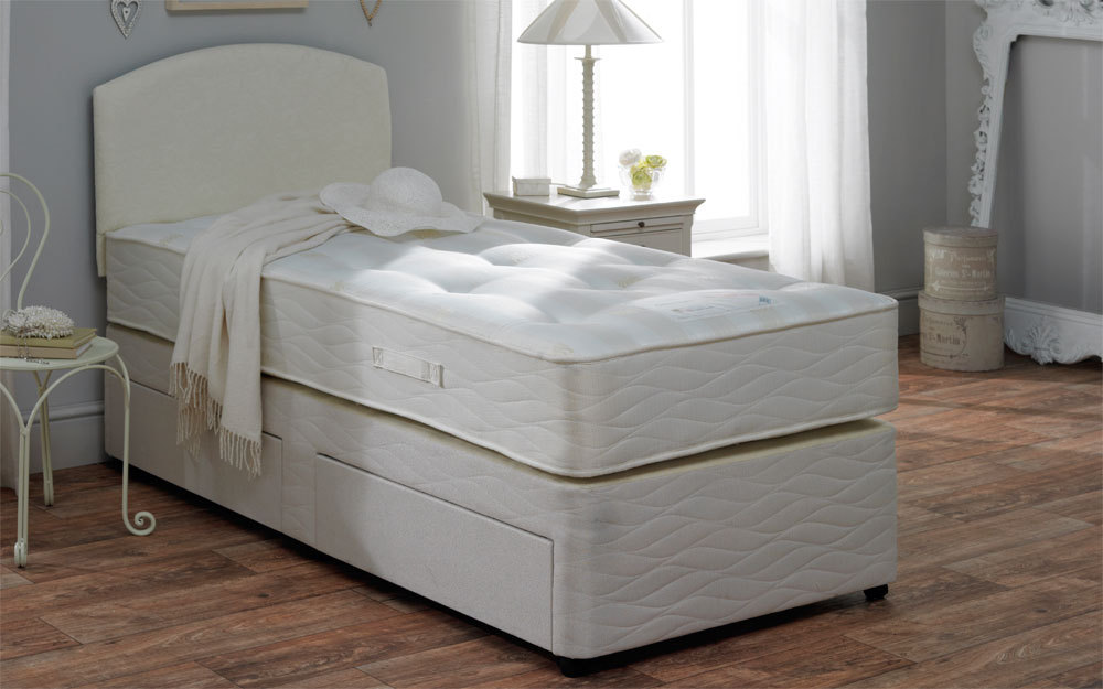 Backcare Excel Divan Bed, Double, 4 Drawers