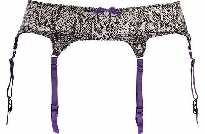 Myleene Snake Print Satin Suspender