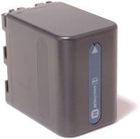 Compatible Sony NP-FM90 replacement lithium-ion rechargeable digital camcorder battery. Replaces the