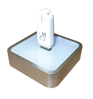 MyMemory USB Flash Drive Docking Station - Silver