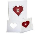 Album Mariage Heart traditionnel, 60 pages, blanc