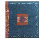myPIX Traditional La Feuille Photo Album with 100 pages - blue