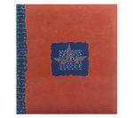 myPIX Traditional La Feuille Photo Album with 100 pages - brick red