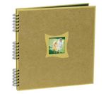 Traditional Zinia Photo Album with 60 pages in anise green - 33x33cm (13x13)