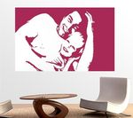 Wall sticker in magenta - 110x165cm (43.3x65)