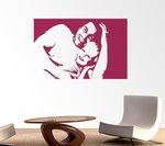 Wall sticker in magenta - 55x85cm (21.7x33.5)