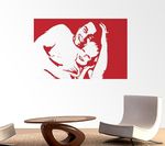 Wall sticker in red - 21.7x33.5 (55x85cm)