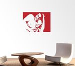 Wall sticker in red - 40x55 cm (15.7x21.7)