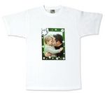 MyPixMania Customised Photo T-shirt Football (Medium): An Original Gift Idea