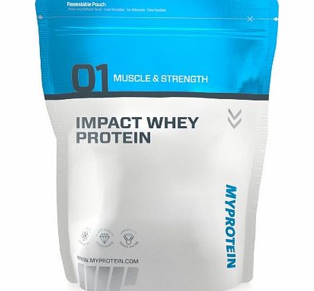 Myprotein Impact Whey Protein - Multiple Flavours - Powder - Pouch - 1kg, 2.5kg, 5kg (Unflavoured, 1KG)