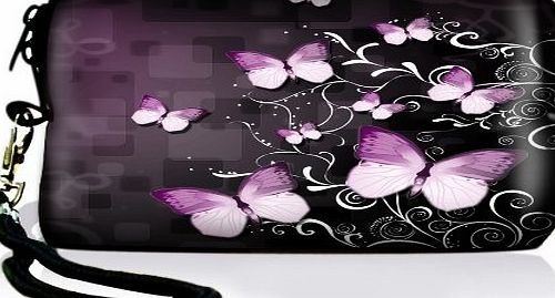 MySleeveDesign Digital Camera Case Bag - SEVERAL DESIGNS - (for Canon, Fuji, Sony, Panasonic, Samsung, Nikon, Pentax, Lumix, Kodak, Olympus amp; all other Digital Compact Cameras) - Colored Car