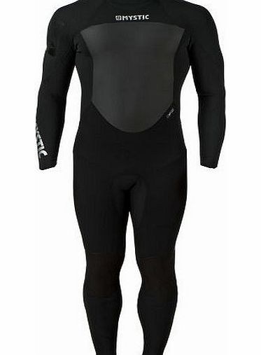 Mystic Mens Mystic Star 3/2mm Back Zip Wetsuit - Black