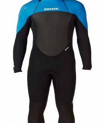 Mystic Mens Mystic Star 5/4mm Back Zip Wetsuit - Blue