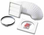 n/a 5andquot; x 1m Cooker Hood Venting Kit