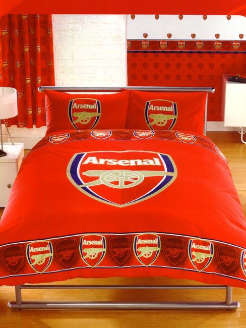 #N/A Arsenal FC Football Duvet Cover and Pillowcase