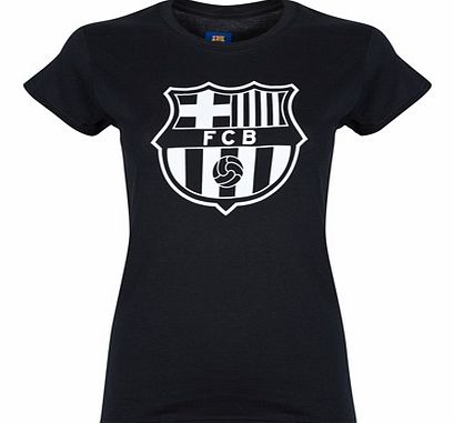 n/a Barcelona Crest T-Shirt - Womens Black